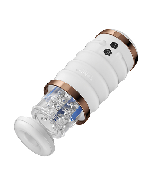 Thumbnail for Warrior Auto Thrusting Male Masturbator - White