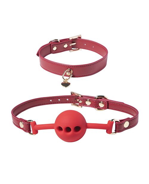 Thumbnail for Kinky Play Box Red Passion 8 pc Set Bondage Kit - Red