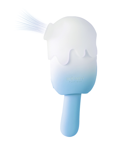 Thumbnail for Bite Me Sucking, Tapping &amp; Vibrating Cream Pop Stimulator - Blue/White