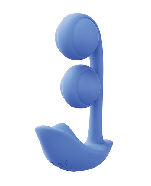 Thumbnail for Melody Twin Balls Clit & G-Spot Vibrator - Blue