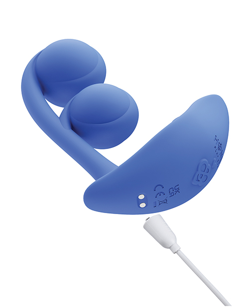 Thumbnail for Melody Twin Balls Clit & G-Spot Vibrator - Blue