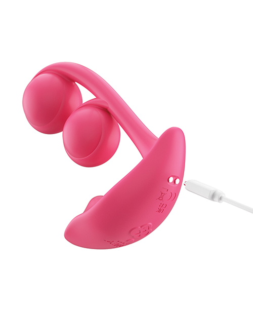 Thumbnail for Melody Twin Balls Clit &amp; G-Spot Vibrator - Pink