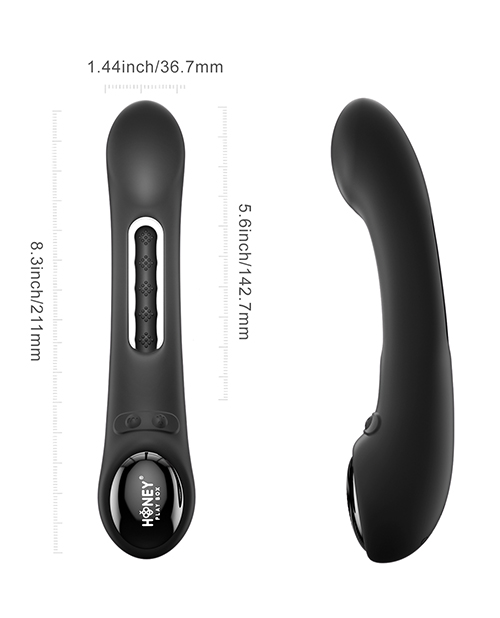 Thumbnail for Tempo Pressure Sensing App-Controlled Flapping Vibrator - Black