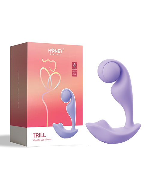 Thumbnail for Trill Wearable Single Ball Dual Vibrator - Purple