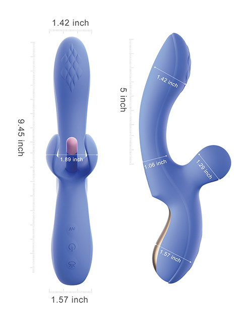 Thumbnail for FORTEXA Kinky Finger Flapping Clit &amp; G-Spot Vibrator with App Control