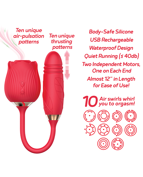 Thumbnail for Wild Rose &amp; Thruster Vibrator - Red