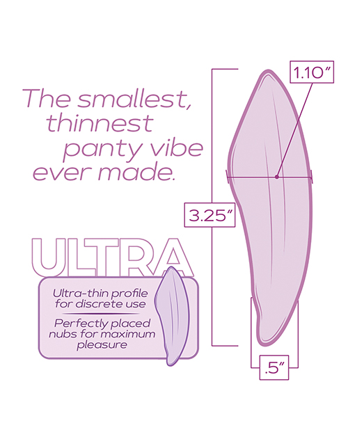 Thumbnail for Panty Petite Heart Panty Vibe - Lavender