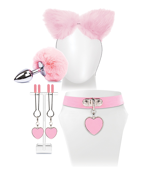 Thumbnail for Try-Curious Kitty Set - Pink
