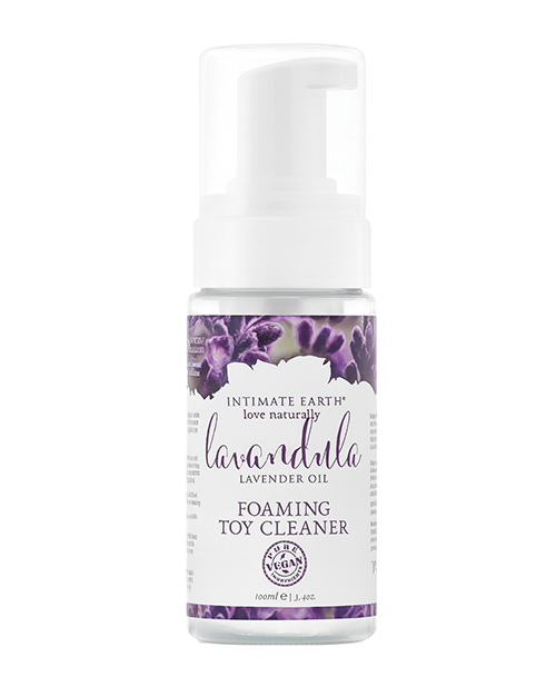 Intimate Earth Foaming Toy Cleaner - 100 ml Lavandula Lavender Oil &amp; Rosemary Extracts