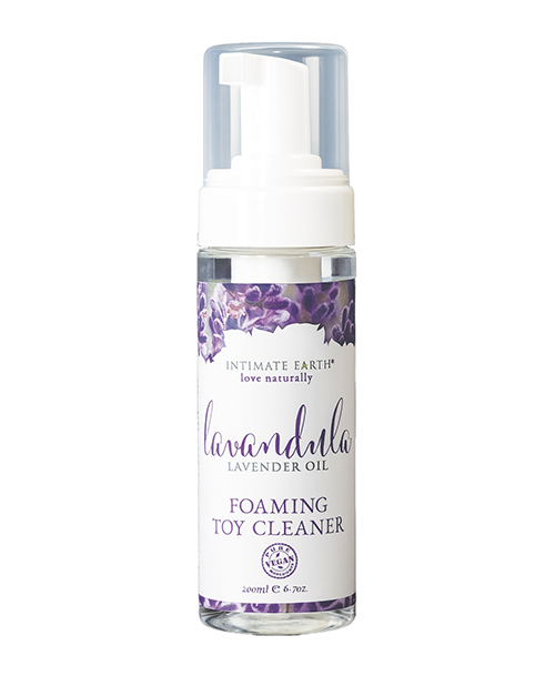 Intimate Earth Foaming Toy Cleaner - 200 ml Lavandula Lavender Oil &amp; Rosemary Extracts