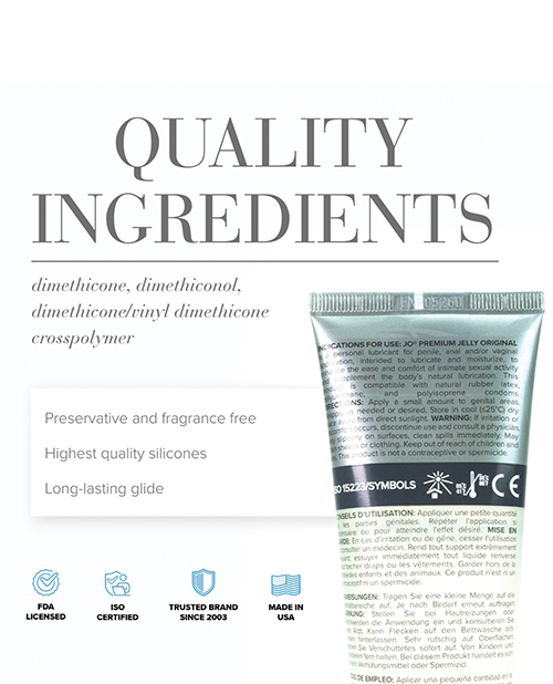Thumbnail for JO Premium Jelly - Original Lubricant 4 oz