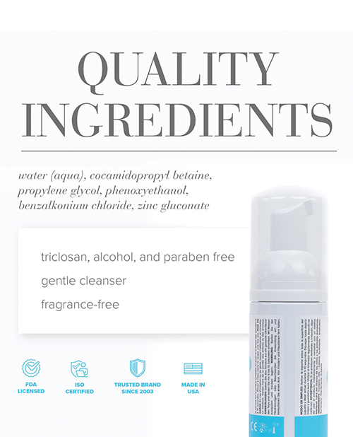 Thumbnail for JO Refresh Foaming Toy Cleaner - Fragrance Free Hygiene 7 oz
