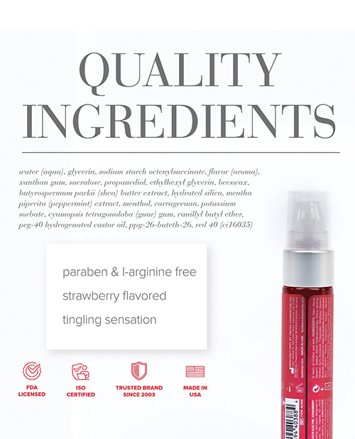 Thumbnail for JO Nipple Titillator - Strawberry Stimulant 1 oz