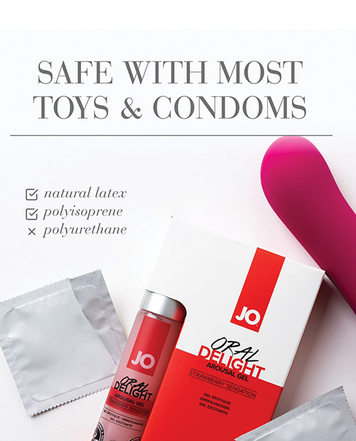 Thumbnail for JO Oral Delight - Strawberry Stimulant 1 oz