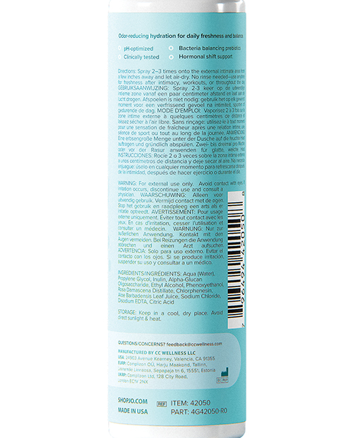 Thumbnail for JO Vitalize Balance Refreshing Intimate Mist - Rose Scented - 2 oz Bottle