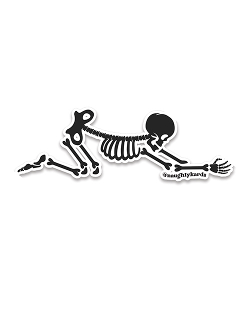 Halloween Bone Over Sticker Sticker - Pack of 3