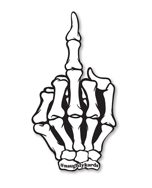 Thumbnail for Halloween Bone Over Sticker Sticker - Pack of 3