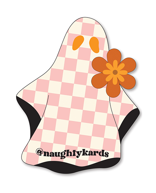 Thumbnail for Halloween Ghosting Birthday Greeting Card w/Sticker