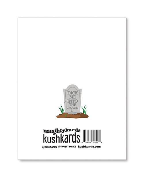 Thumbnail for Halloween Dick In Ground Greeting Card w/Sticker