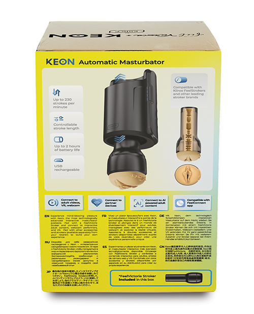 Thumbnail for Kiiroo Keon Feel Stars Collection Stroker Combo Set - Victoria June