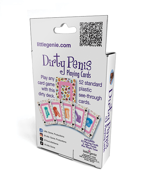 Thumbnail for Dirty Penis Waterproof Playing Cards w/Plastic Case
