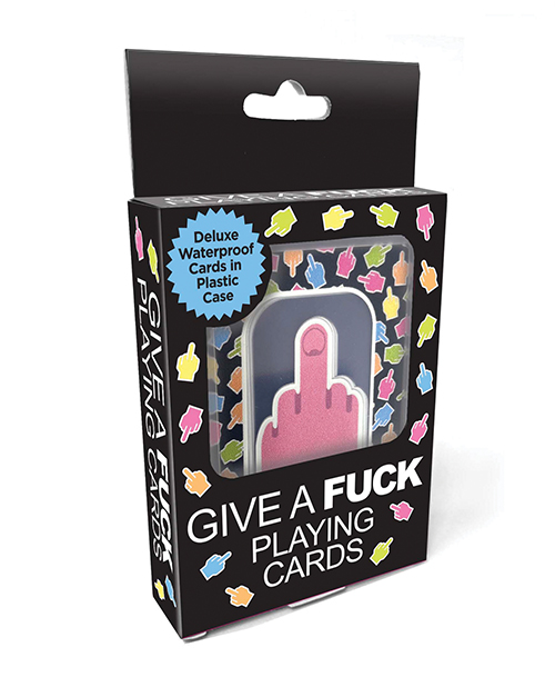 Thumbnail for Give A Fuck Waterproof Playing Cards w/Plastic Case