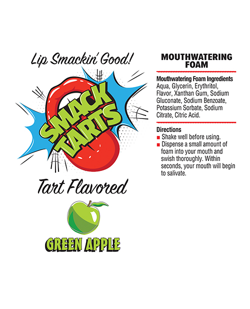 Thumbnail for Smack Tarts Mouth Watering Foam - Sour Green Apple 2.7 oz