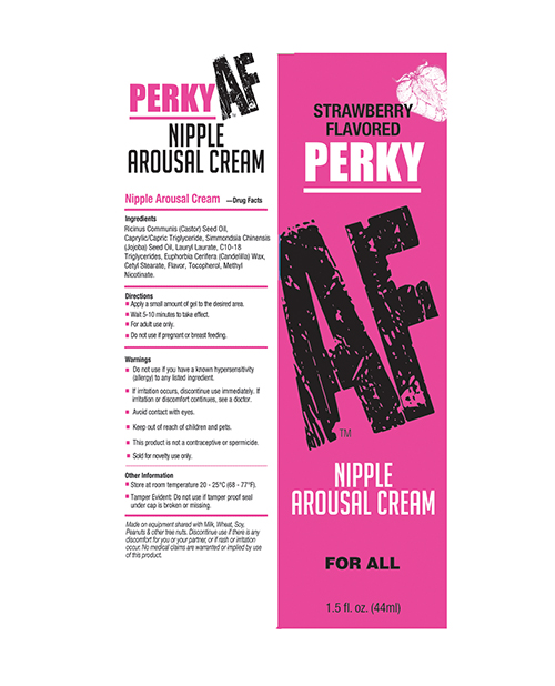 Thumbnail for Perky AF Nipple Arousal Cream - Strawberry 1.5 oz
