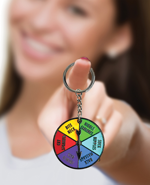 Thumbnail for Super Fun Sex Spinner Key Chain - Multi Color