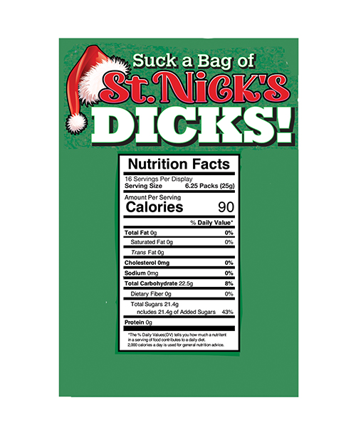 Thumbnail for Suck a Bag of St. Nick&apos;s Dicks - 3 oz Bag