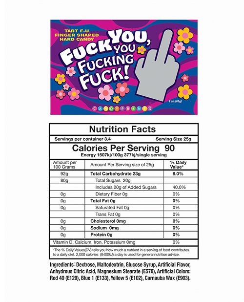 Thumbnail for Fuck You You Fucking Fuck 3 oz Bag