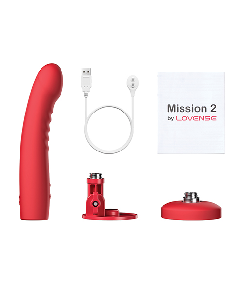 Thumbnail for Lovense Mission 2 Touch-Sensitive Tech - Red