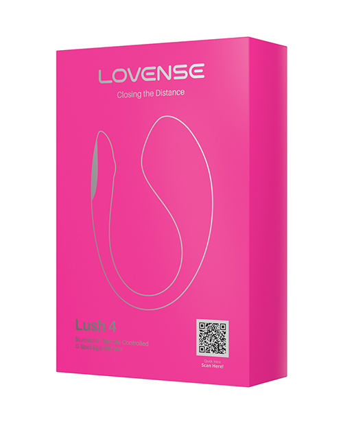 Thumbnail for Lovense Lush 4.0 Bluetooth G-Spot Egg Camming Vibrator - Pink