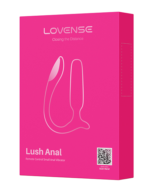 Thumbnail for Lovense Lush Anal App-Controlled Butt Plug - Pink
