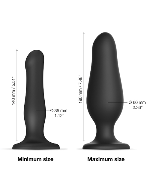 Thumbnail for Strap On Me Inflatable Dildo Plug - Black