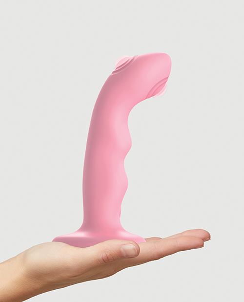 Thumbnail for Strap on Me Tapping Dildo - Rose Coral