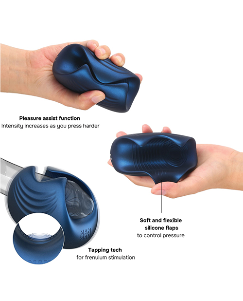 Thumbnail for Manwan Sub-One Tapping Male Masturbator - Stellar Blue