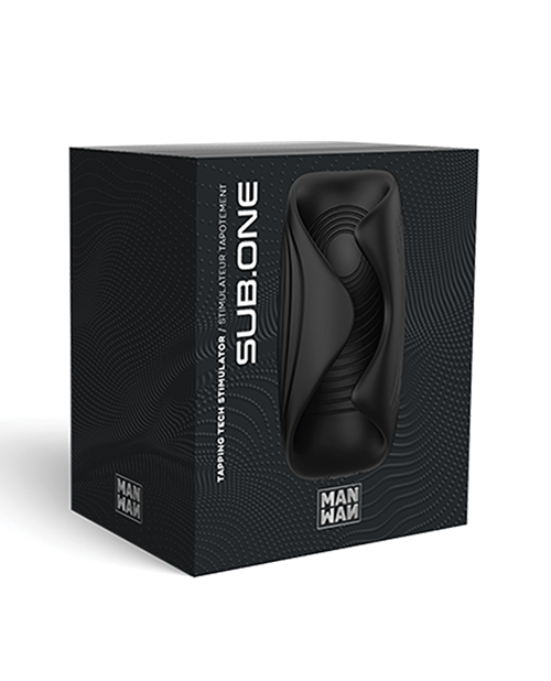 Thumbnail for Manwan Sub-One Tapping Male Masturbator - Infinite Black