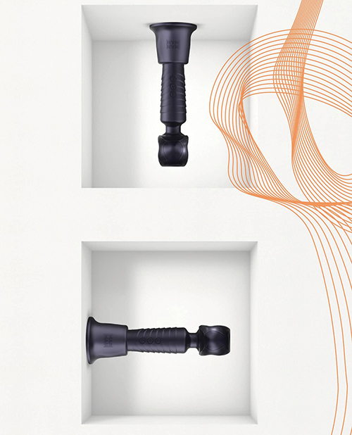 Thumbnail for Manwan Holden Suction Cup Wand Holder - Black Plum