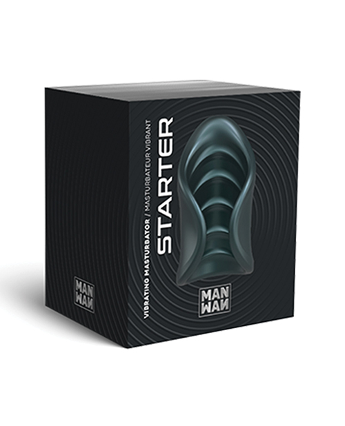 Thumbnail for Manwan Starter Travel Vibrating Masturbator - Pine Grey