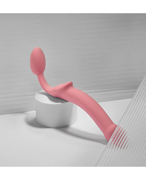 Thumbnail for Strap-on-Me Semi-Realistic Bendable Strap-on - Pink SM