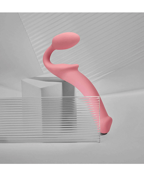Thumbnail for Strap-on-Me Semi-Realistic Bendable Strap-on - Pink SM
