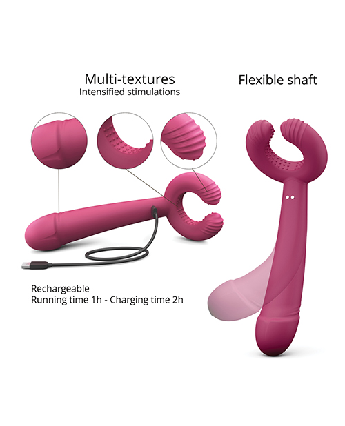 Thumbnail for Love to Love Please Me Multi-Play Vibrator - Plum Star