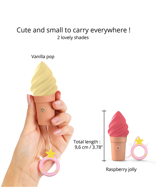 Thumbnail for Love to Love Cand&apos;ice Ice Cream Cone Stimulator - Vanilla Pop