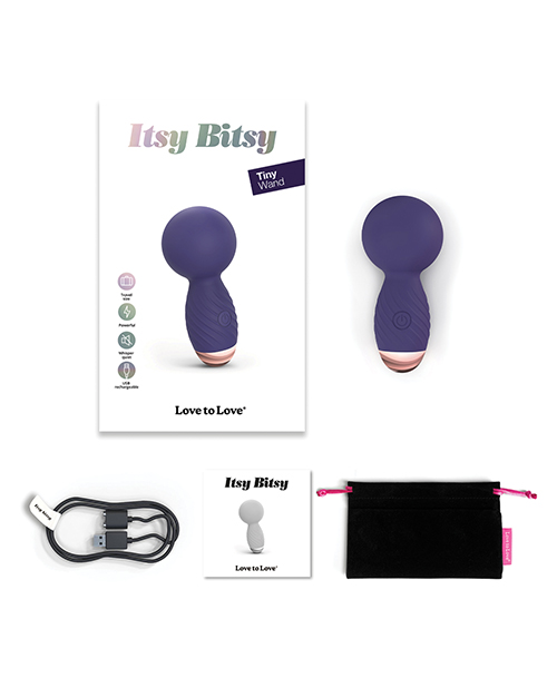Thumbnail for Love to Love Itsy Bitsy Mini Wand - Midnight Indigo