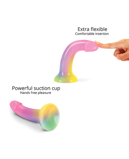 Thumbnail for Love to Love Silicone Dildolls Stargazer - Gradient Rainbow w/Glitter
