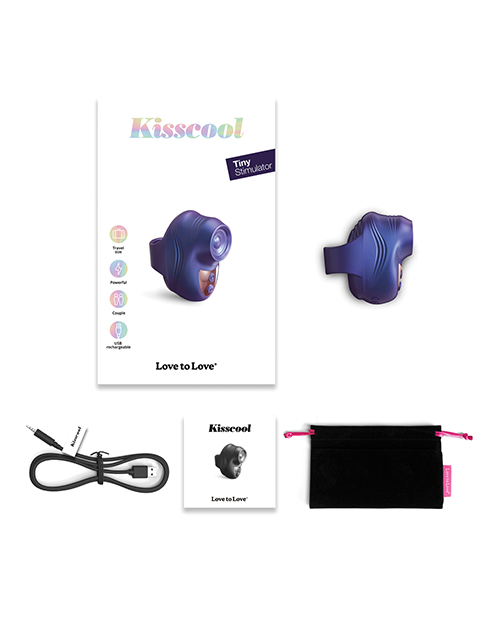 Thumbnail for Love to Love Kisscool Tapping Finger Vibe - Midnight Indigo