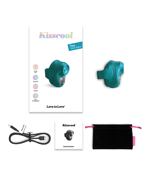 Thumbnail for Love to Love Kisscool Tapping Finger Vibe - Teal Me