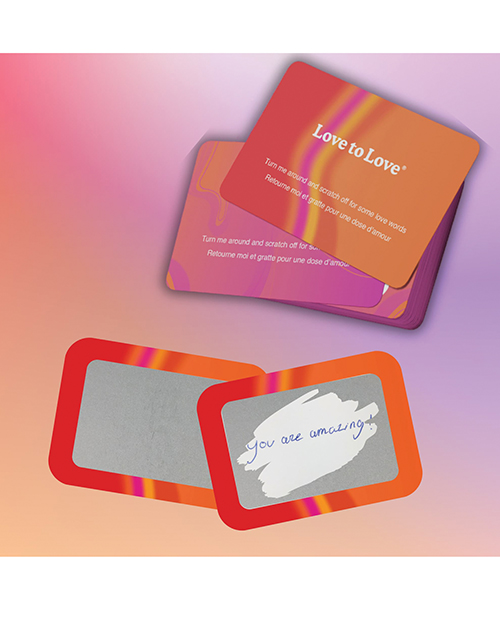 Thumbnail for Love to Love Glimmers Personalized Scratch Off - Multi Color
