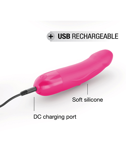 Thumbnail for Dorcel Real Vibration S 6&quot; Rechargeable Vibrator - Pink